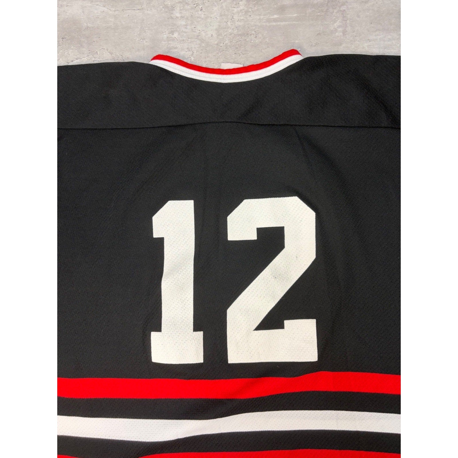 Vintage 80s/90s Dragons #12 Graphic Hockey Jersey Size XL