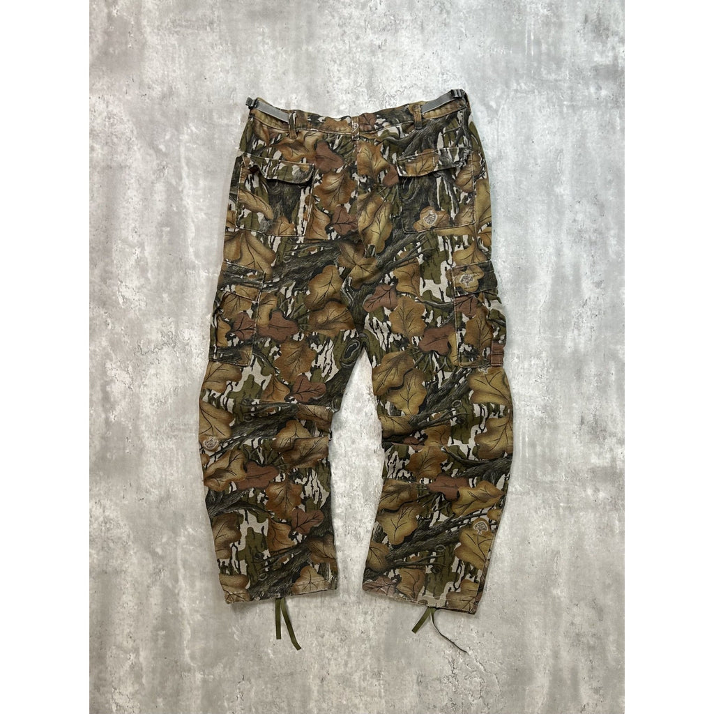 Vintage 90s Mossy Oak Tree Camo Cargo Hunting Pants Size 36