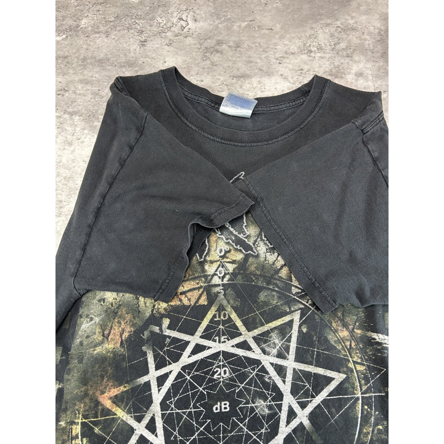 Vintage Slipknot Heavy Metal Music Band T-Shirt Size Medium Black