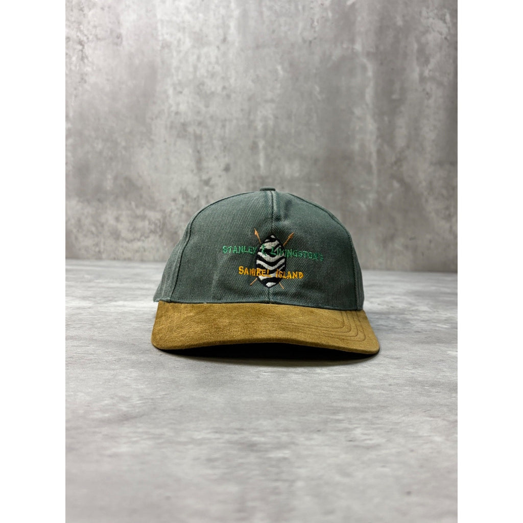 Vintage 90s Stanley & Livingstone Sanibel Island Destination Strapback Hat OSFA