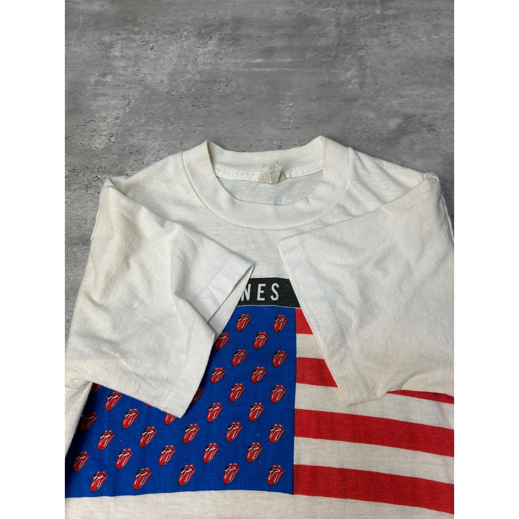 1989 The Rolling Stones North American Tour Rock Music Band T-Shirt Size Medium