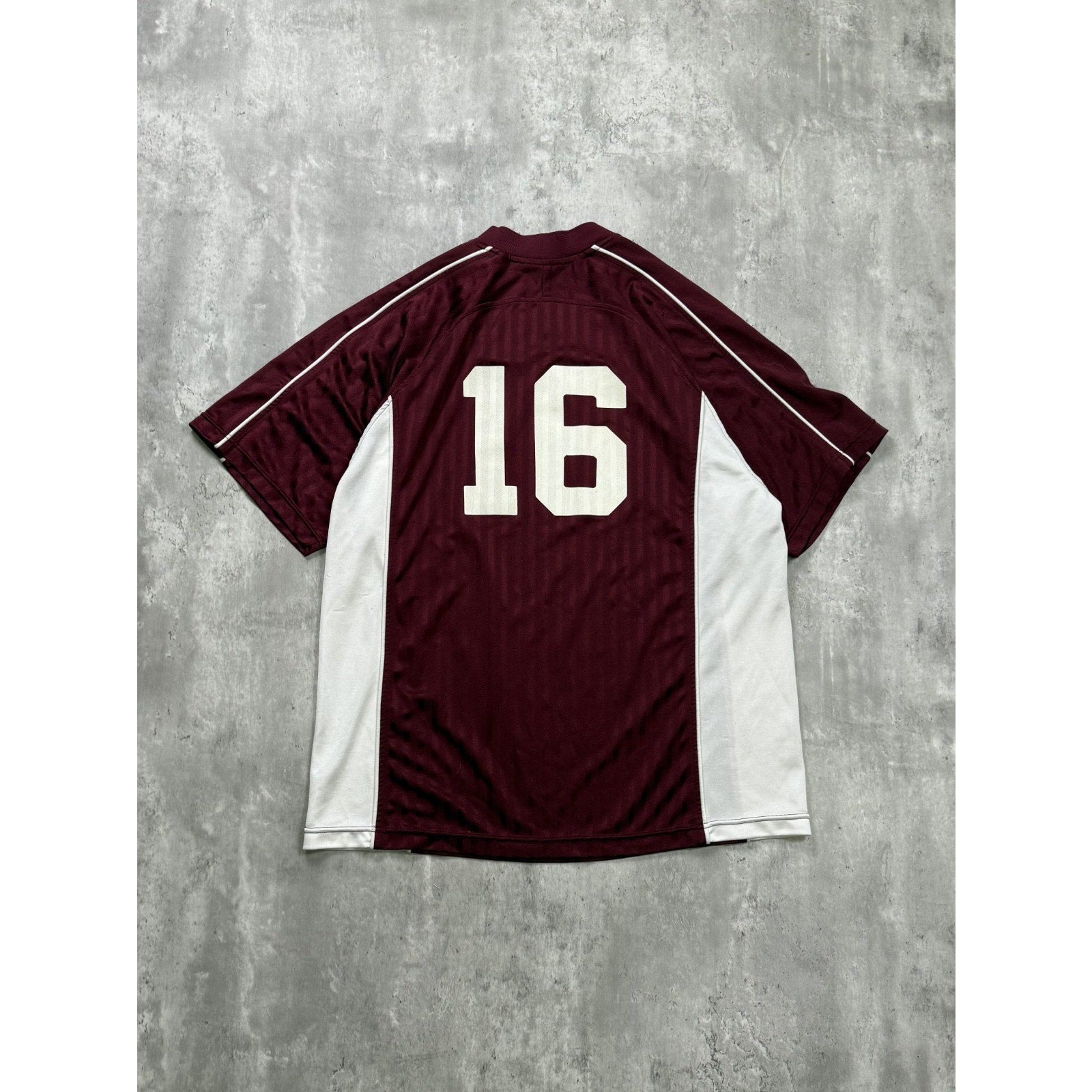 Vintage 90s Adidas Embroidered Logo #16 Two Tone Soccer Jersey Size XL