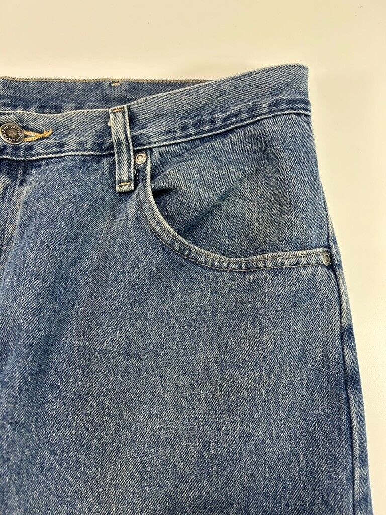 Vintage Wrangler Jeans Medium Wash Denim Pants Size 38W Blue