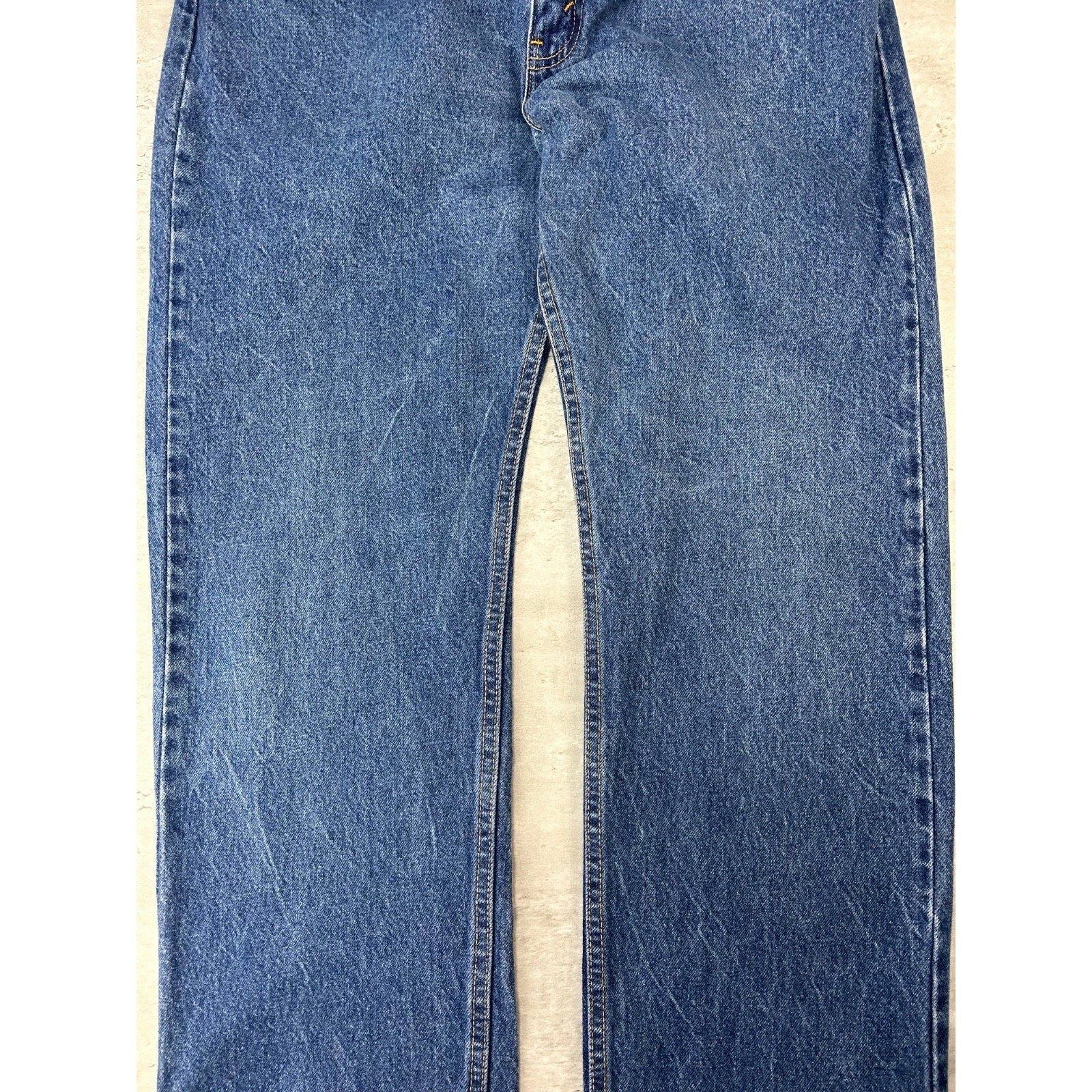 Vintage 90s Levis Red Tab Dark Wash Blue Denim Pants Size 37