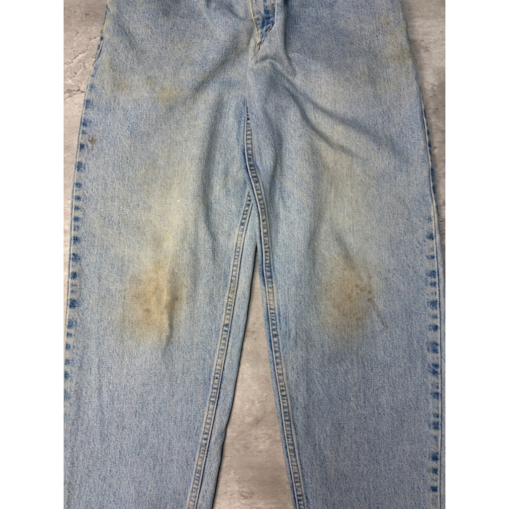 Vintage 90s Levis 560 Red Tab Loose Fit Light Wash Denim Pants Size 31
