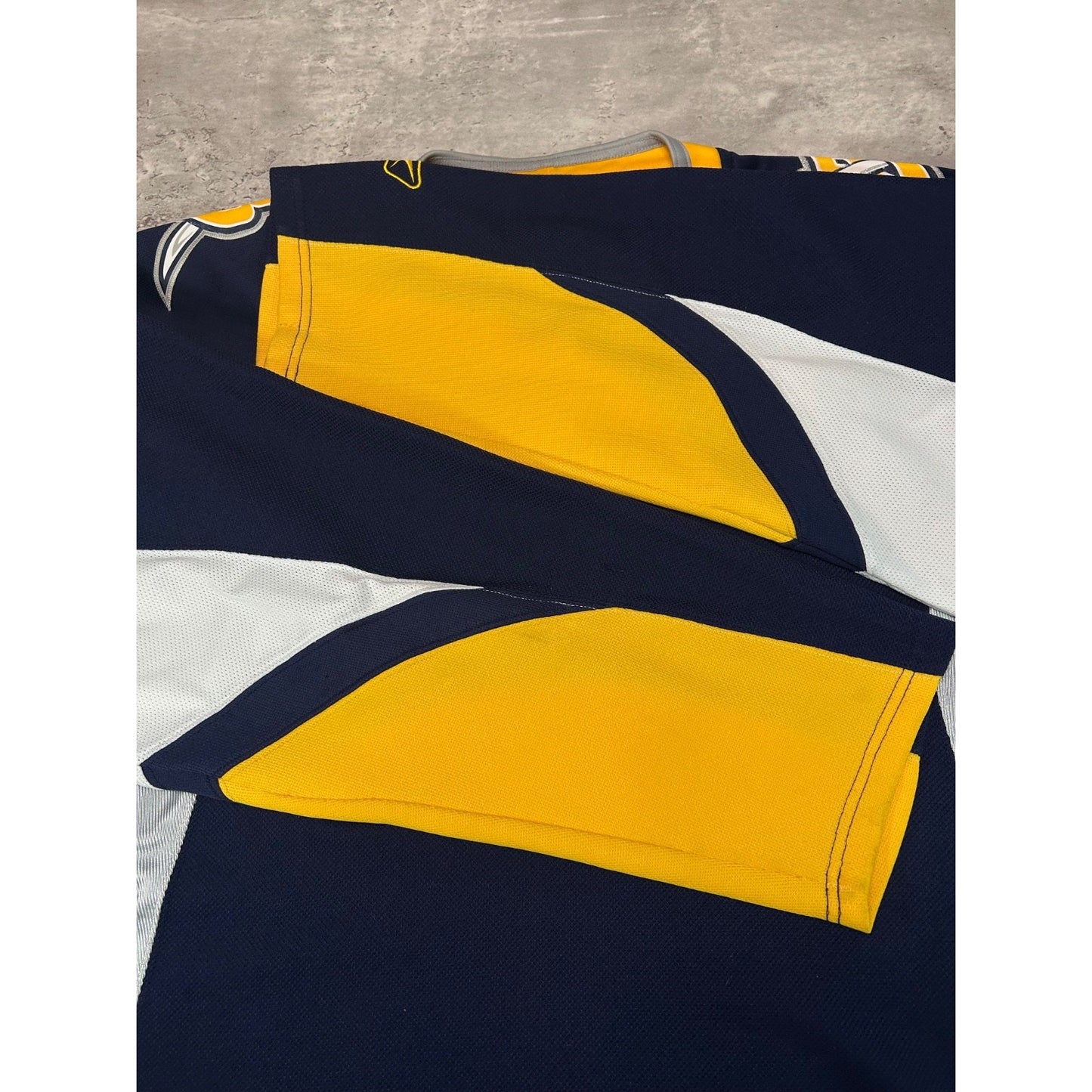 Vintage Buffalo Sabres NHL Stitched Reebok Hockey Jersey Size XXL Navy Blue