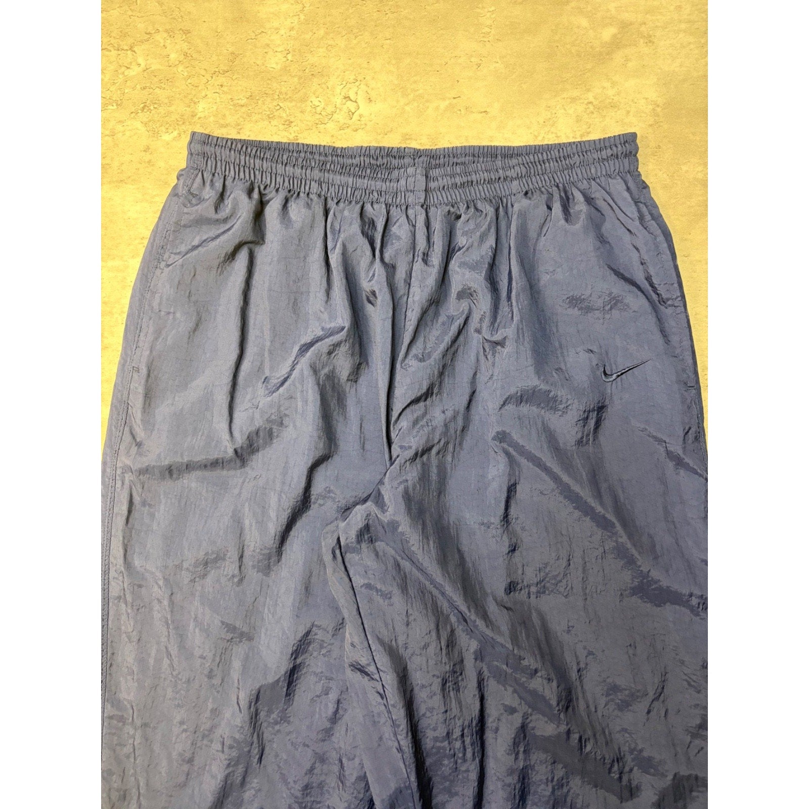 Vintage Nike Tonal Embroidered Swoosh Insulated Nylon Windbreaker Pants Size XL
