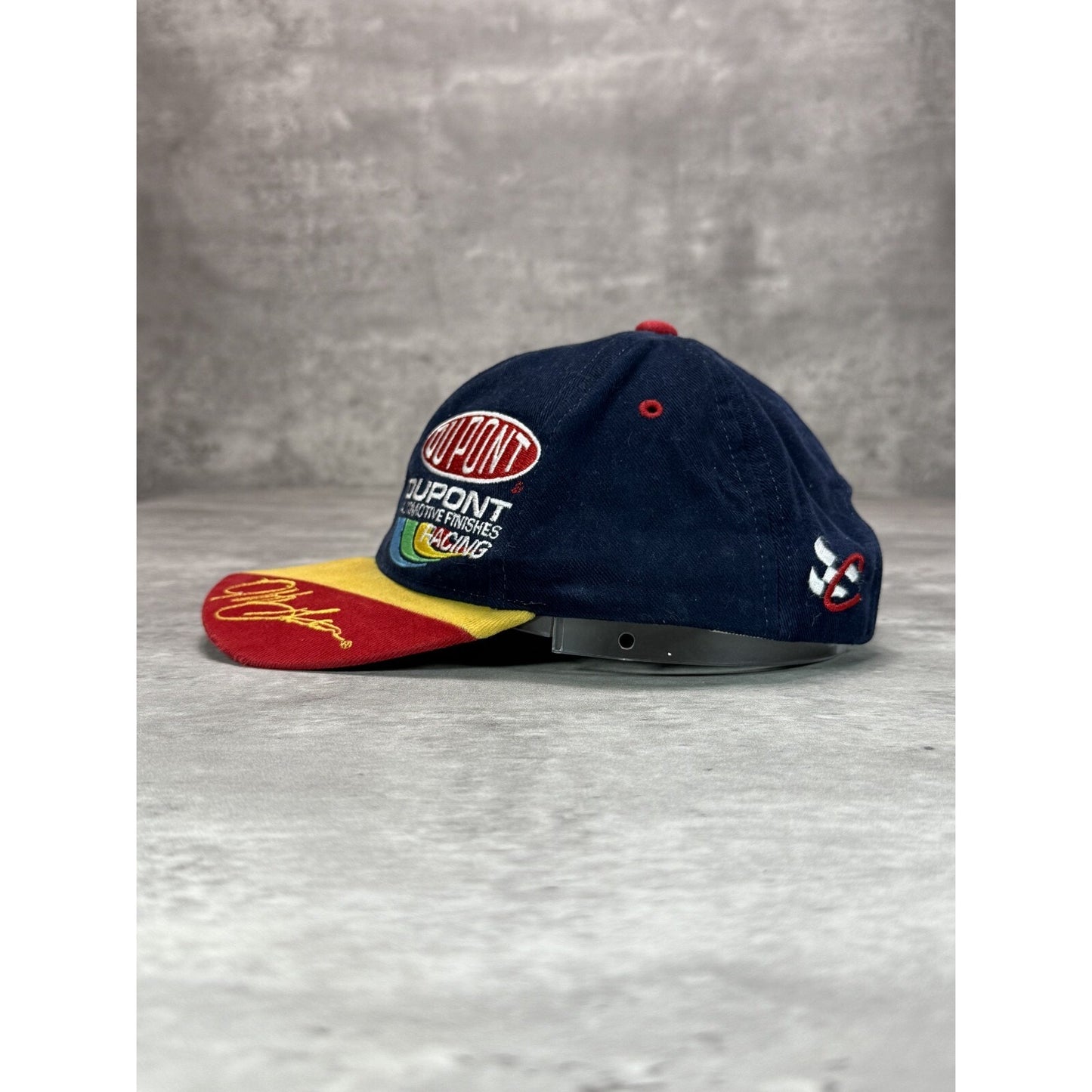 Vintage Jeff Gordon #24 NASCAR Dupont Racing Team Strapback Hat OSFA