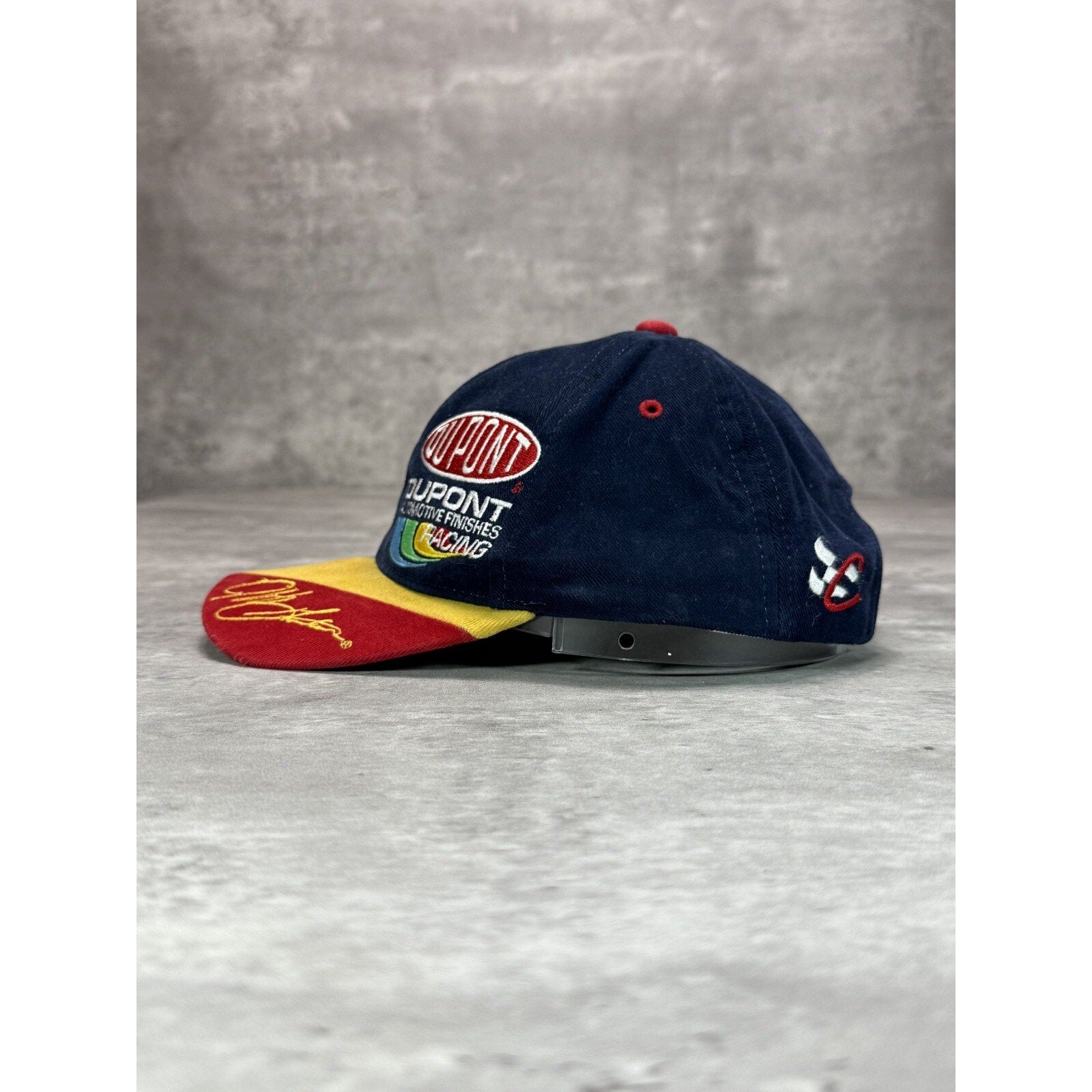 Vintage Jeff Gordon #24 NASCAR Dupont Racing Team Strapback Hat OSFA