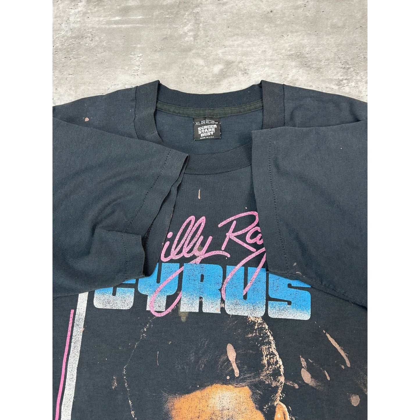 Vintage 1992 Billy Ray Cyrus Achy Breaky Heart Country Music Tour T-Shirt Sz XL