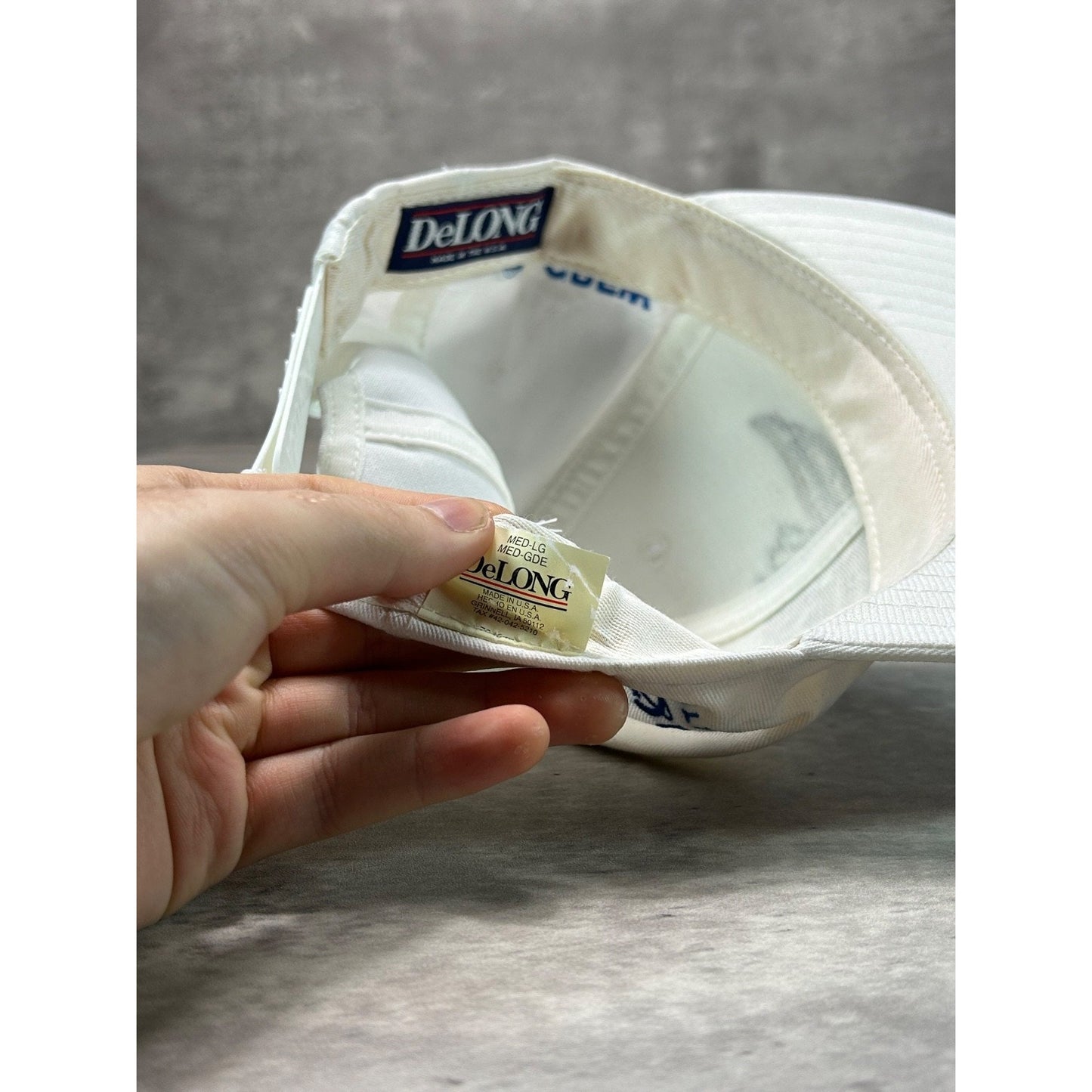 Vintage 90s Indianapolis Speedway Nascar Embroidered Logo Snapback Hat OSFA