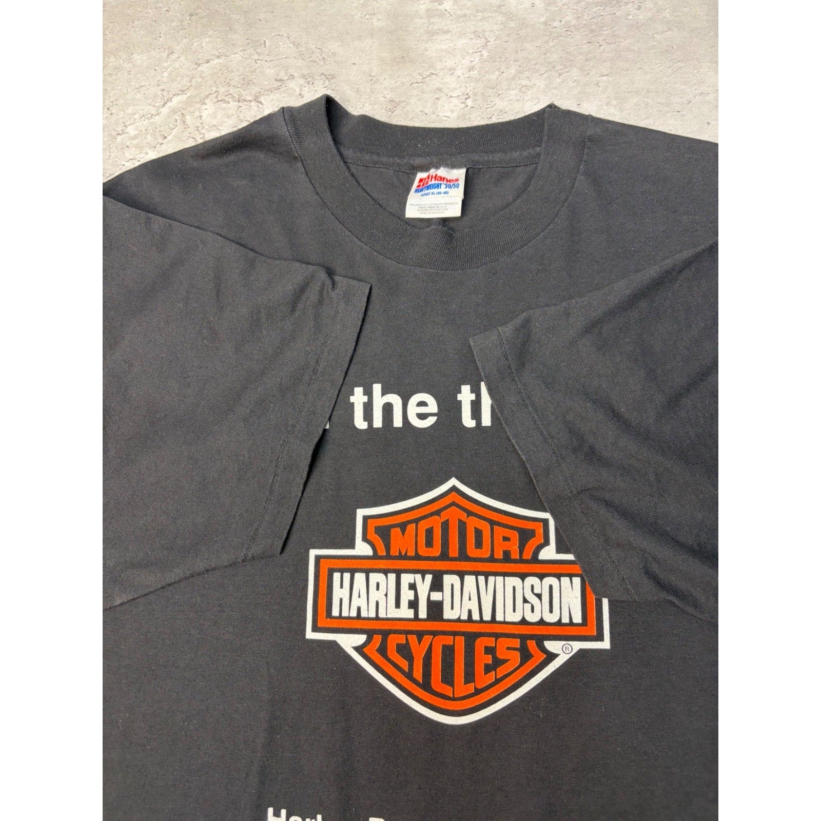 Vintage Harley Davidson Eyewear Feel The Thunder Graphic T-Shirt Size XL