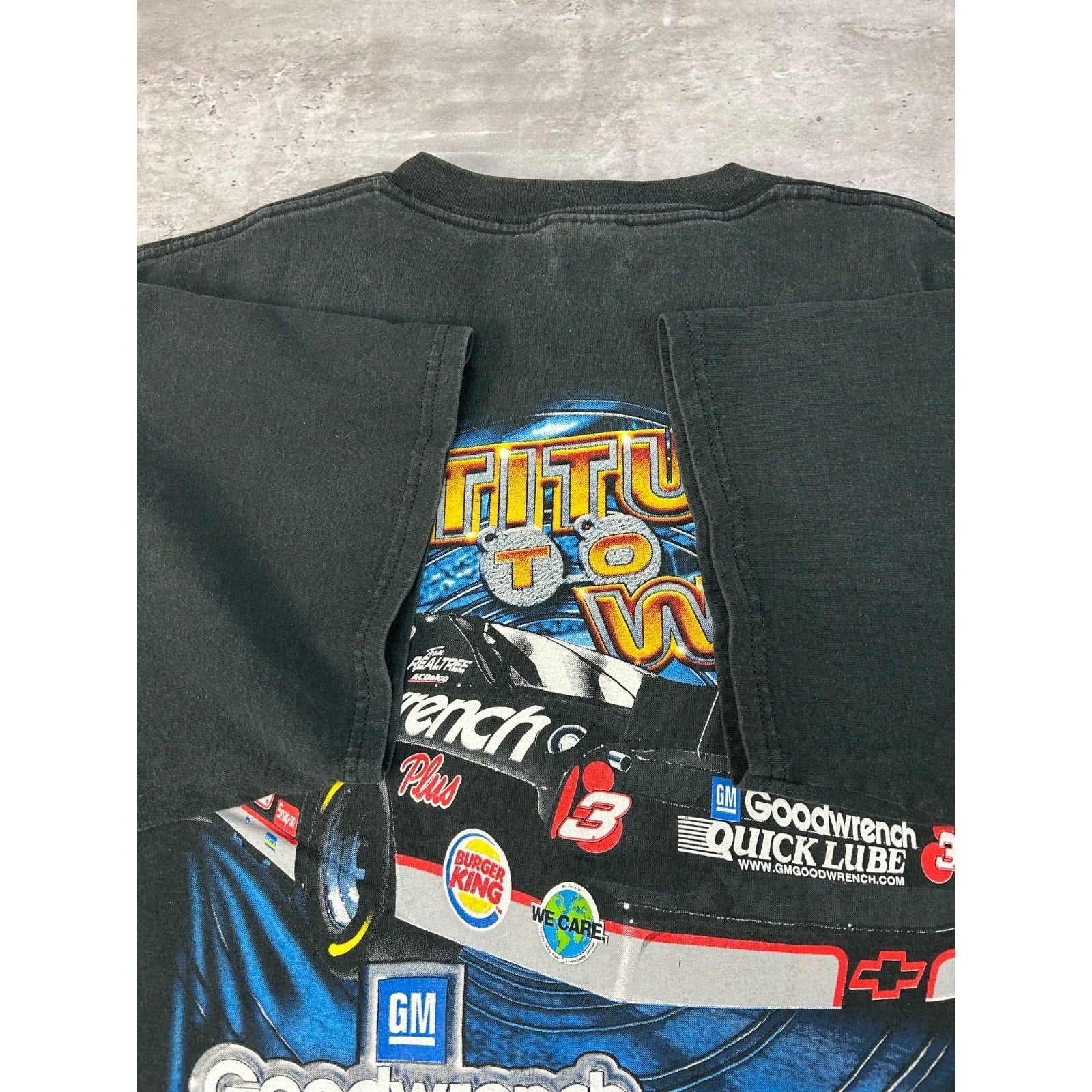 Vintage Dale Earnhardt #3 Nascar Racing Graphic T-Shirt Size 2XL