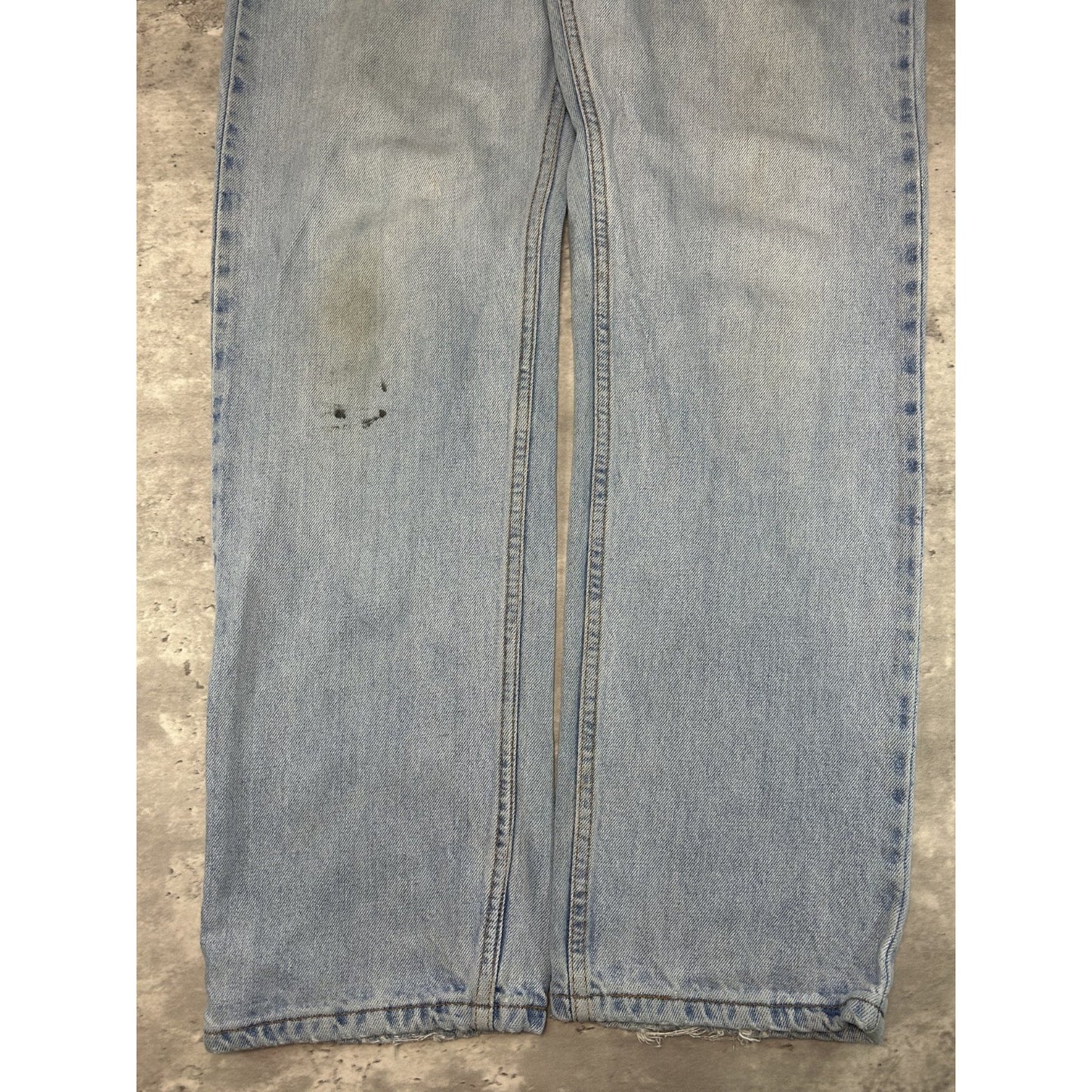 Vintage 90s Levis Red Tab Light Wash Denim Pants Size 33 Blue