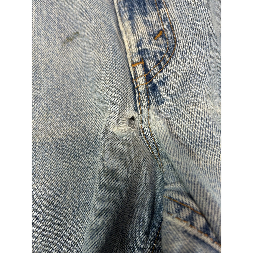 Vintage 90s Levis 560 Red Tab Light Wash Denim Pants Size 37