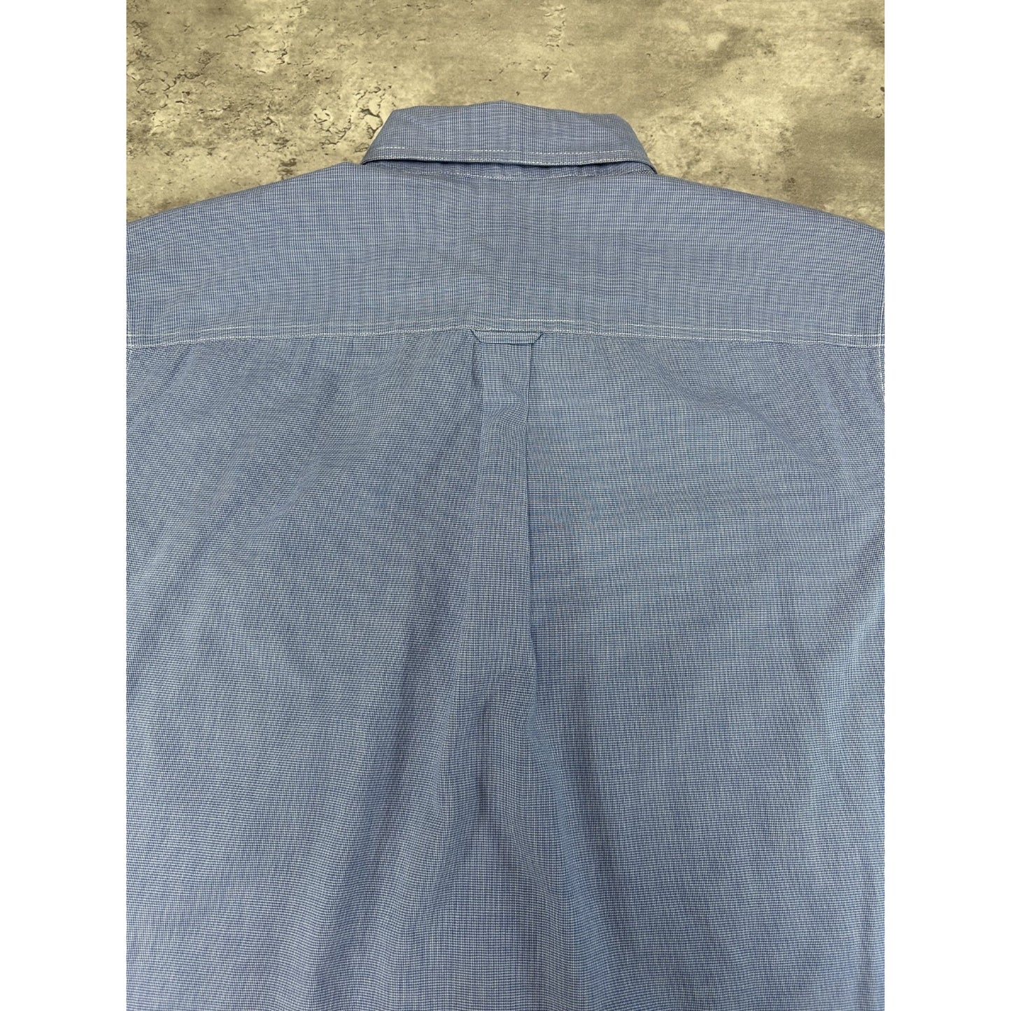 Vintage Chaps Ralph Lauren Short Sleeve Reworked Cropped Button Up Shirt Sz XL