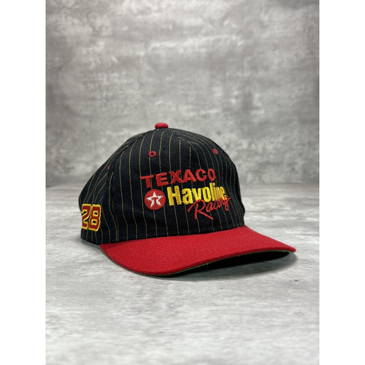 Vintage Robert Yates #28 Havoline Racing Pinstripe Nascar Snapback Hat OSFA