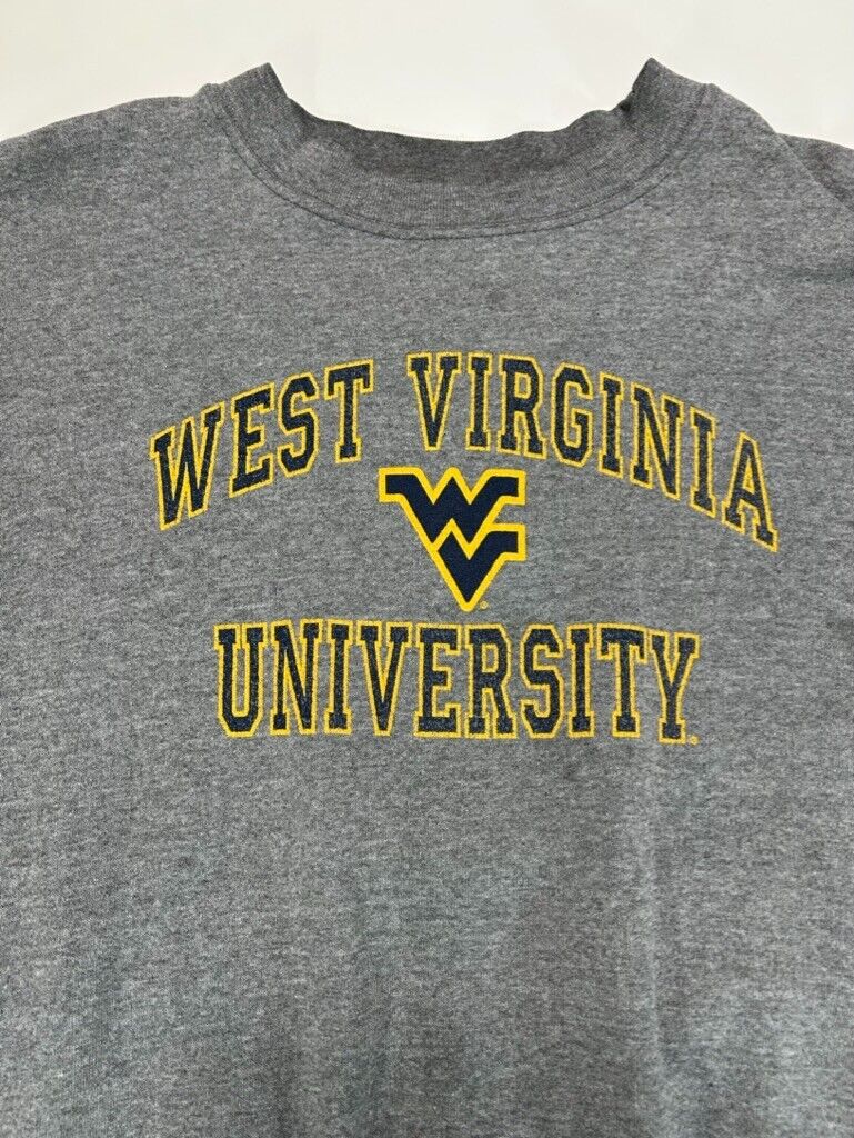 Vintage University of West Virginia NCAA Graphic Spellout Sweatshirt Size XL