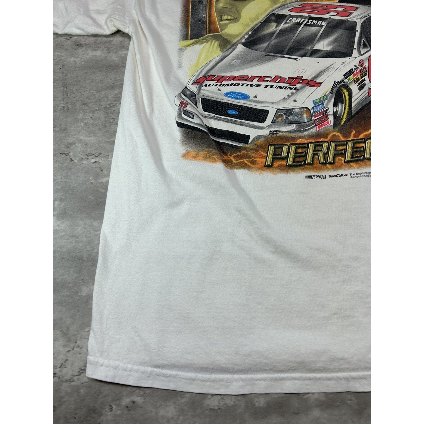 Vintage Ricky Craven #99 Nascar Superchips Automotive Tuning T-Shirt Size Large