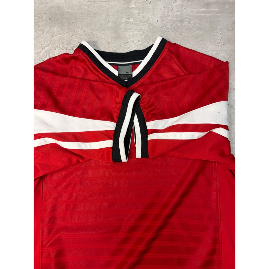 Vintage 2000s Nike Embroidered Swoosh Nike YOUTH Soccer Jersey Size Large