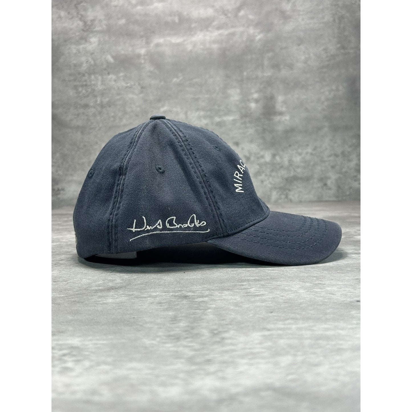 Vintage Miracle On Ice Embroidered Spellout Fitted Hat M/L