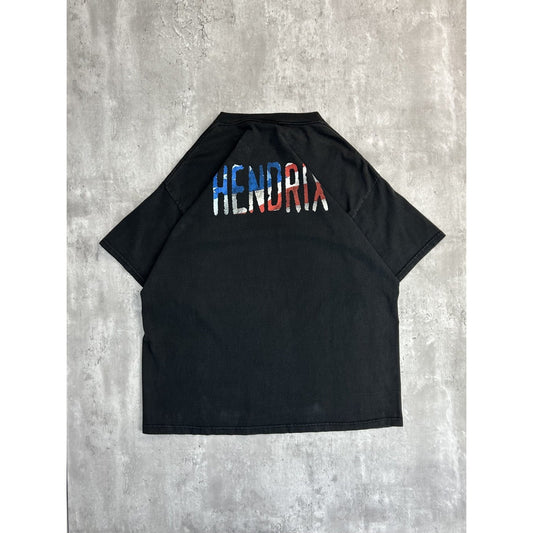 Vintage 90s Jimi Hendrix Portrait Graphic Rock And Roll Music T-Shirt Size XL