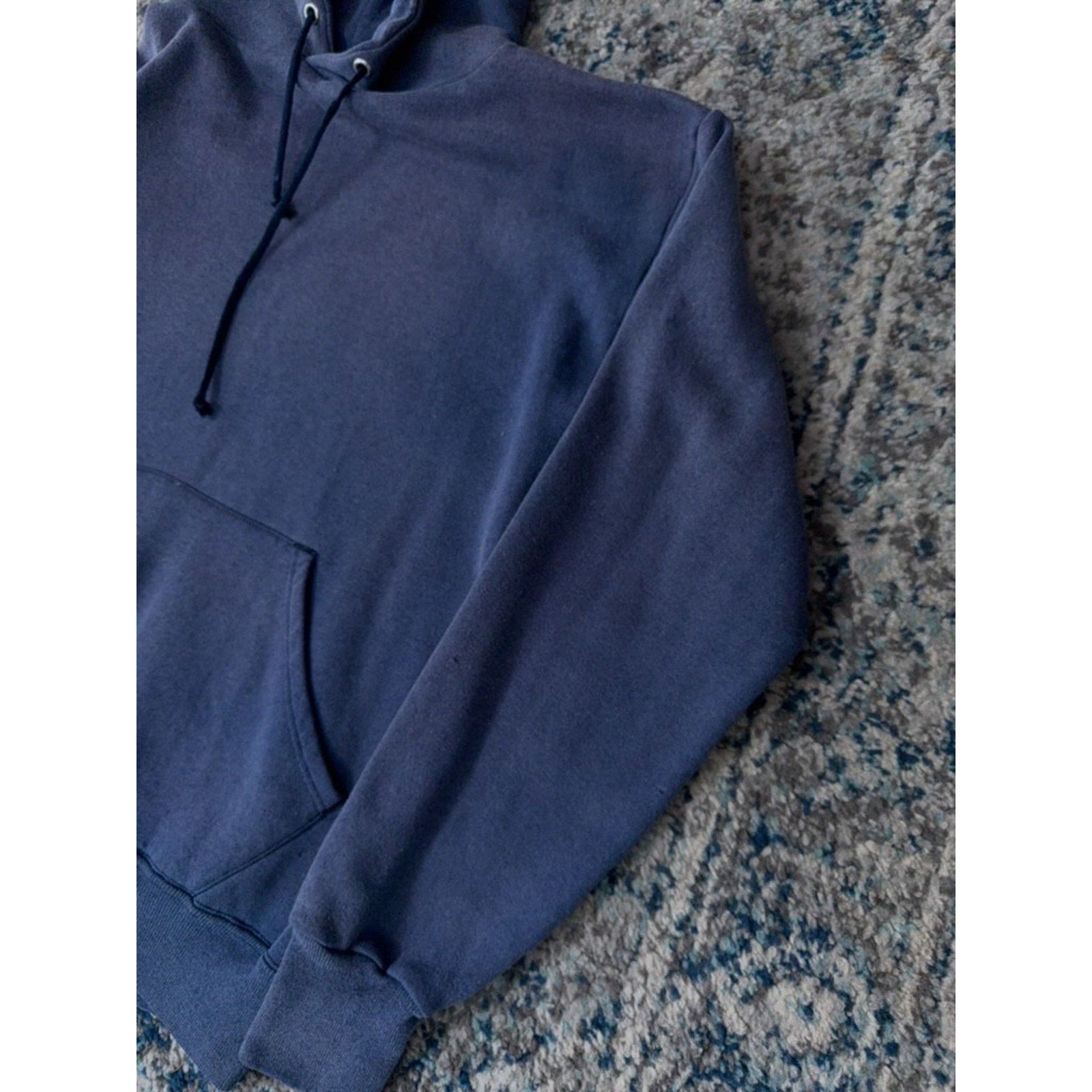 Vintage 90s Wear Guard Blank Hooded Pullover Sweatshirt Size Small