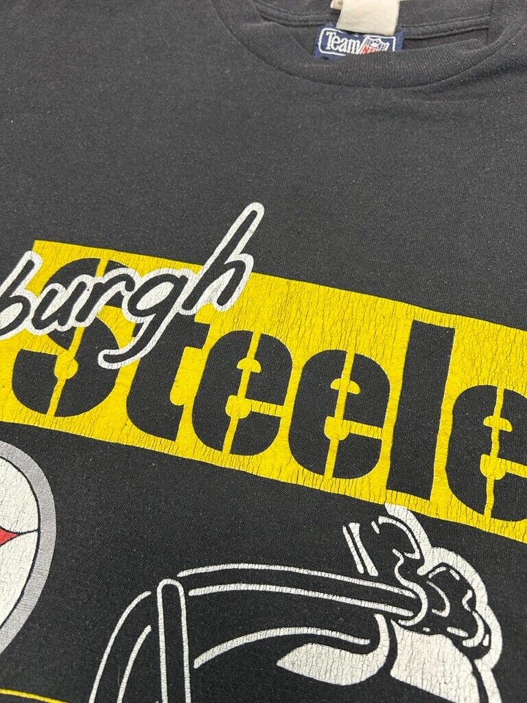 Vintage 90s Pittsburgh Steelers Player Graphic T-Shirt Size 2XL