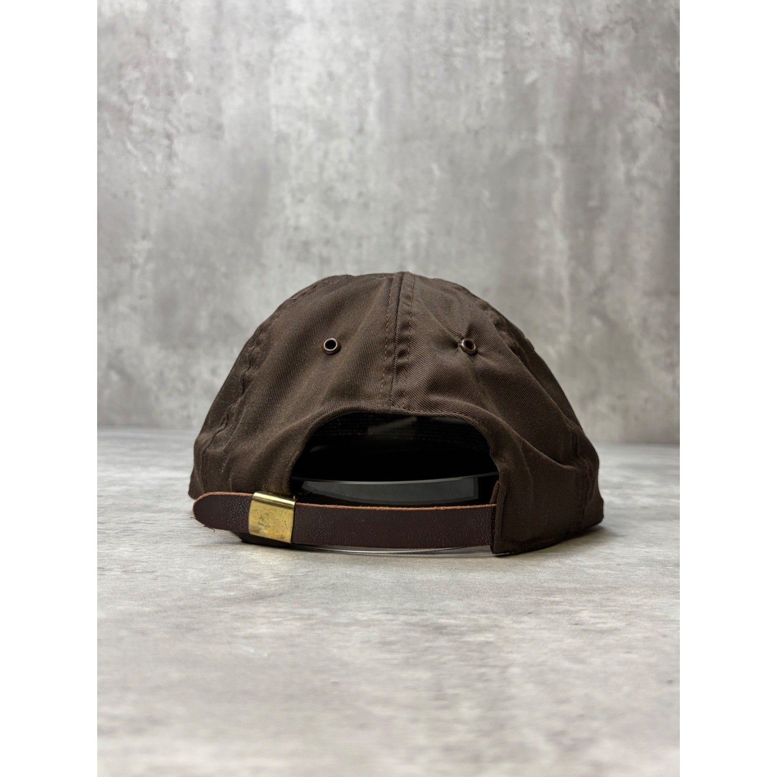 Vintage Team Amana Embroidered Spellout Golf Strapback Hat OSFA
