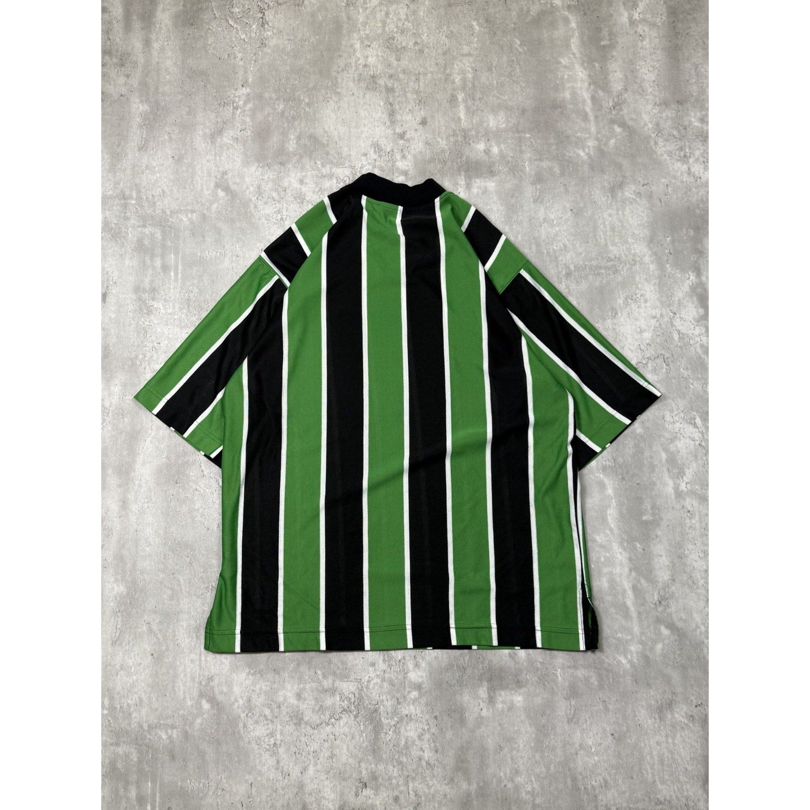 Vintage 90s Nike Embroidered Swoosh Striped Soccer Jersey Size Medium