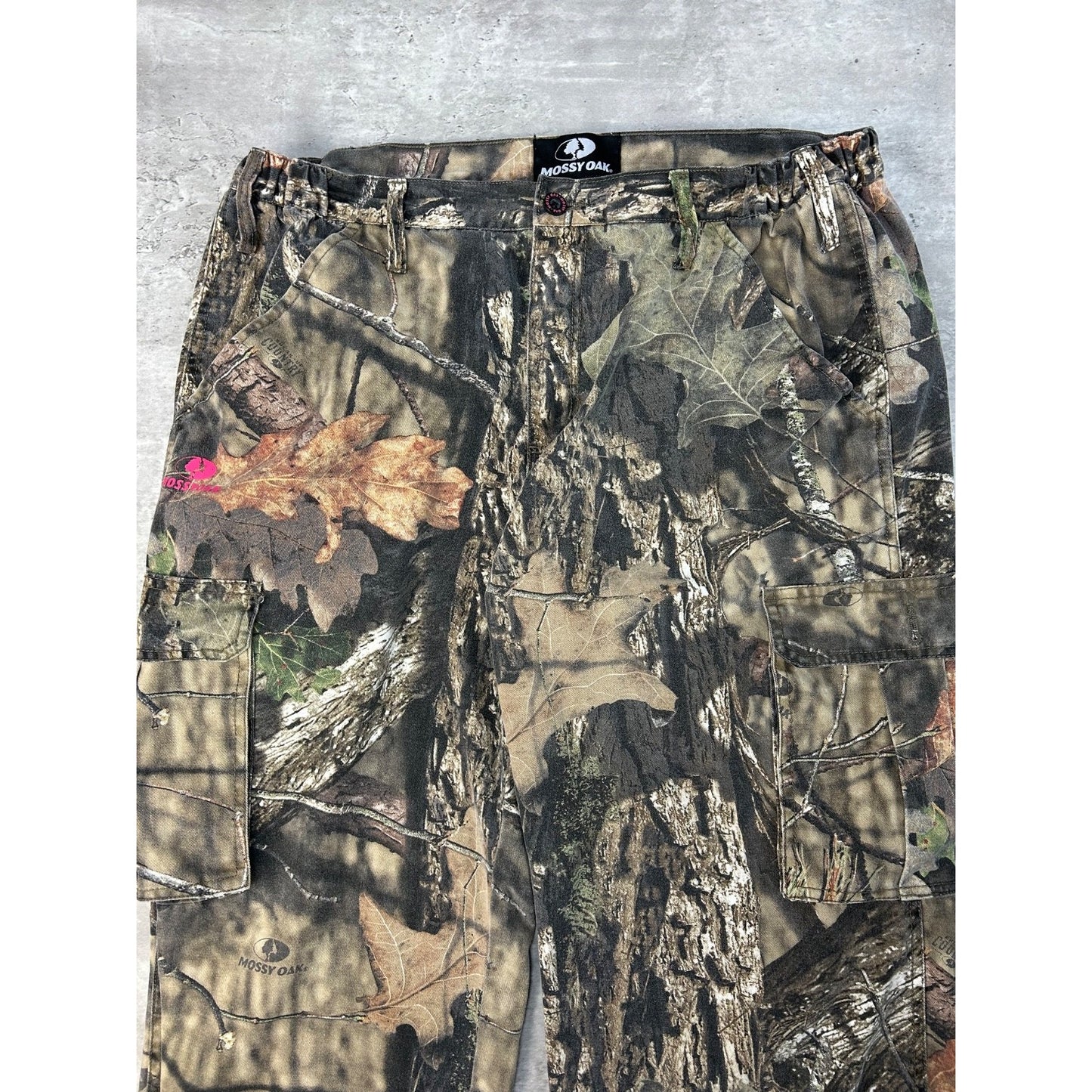 Vintage Women's Mossy Oak Tree Camo Hunting Cargo Pants Size XL