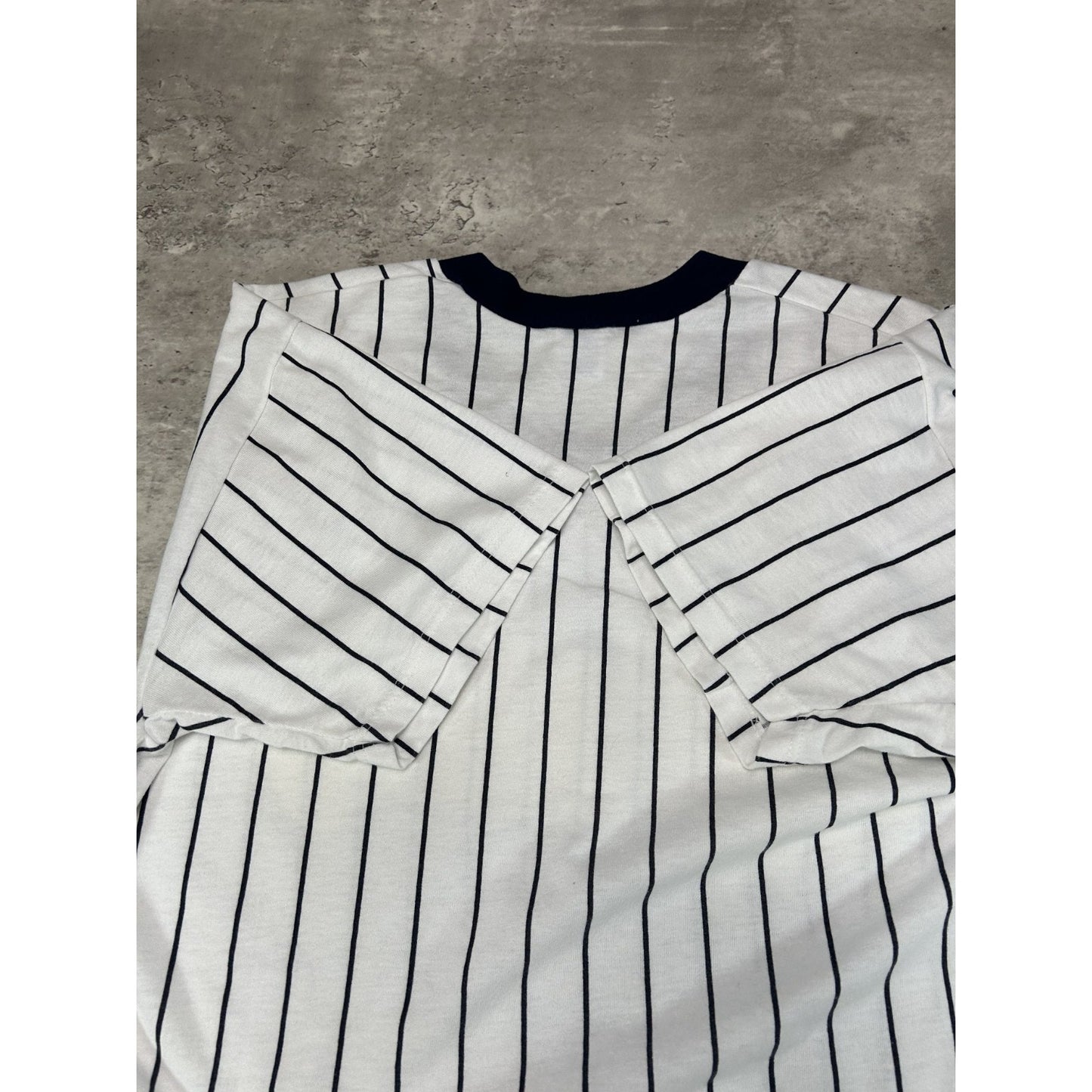 Vintage 1997 Los Angeles Angels MLB Pinstripe Russell Athletic Jersey Sz Medium