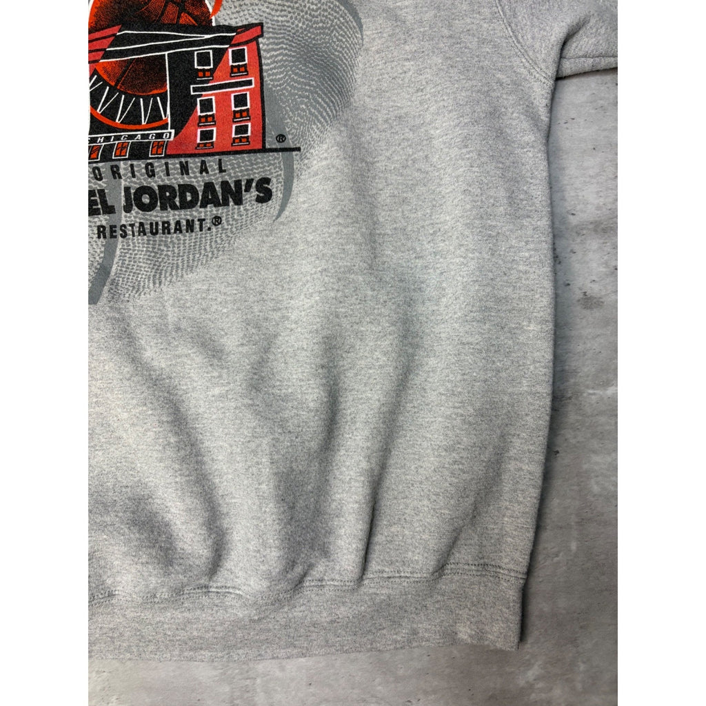 VTG 90s Nike Michael Jordan's Restaurant Destination Graphic Sweatshirt Size XL