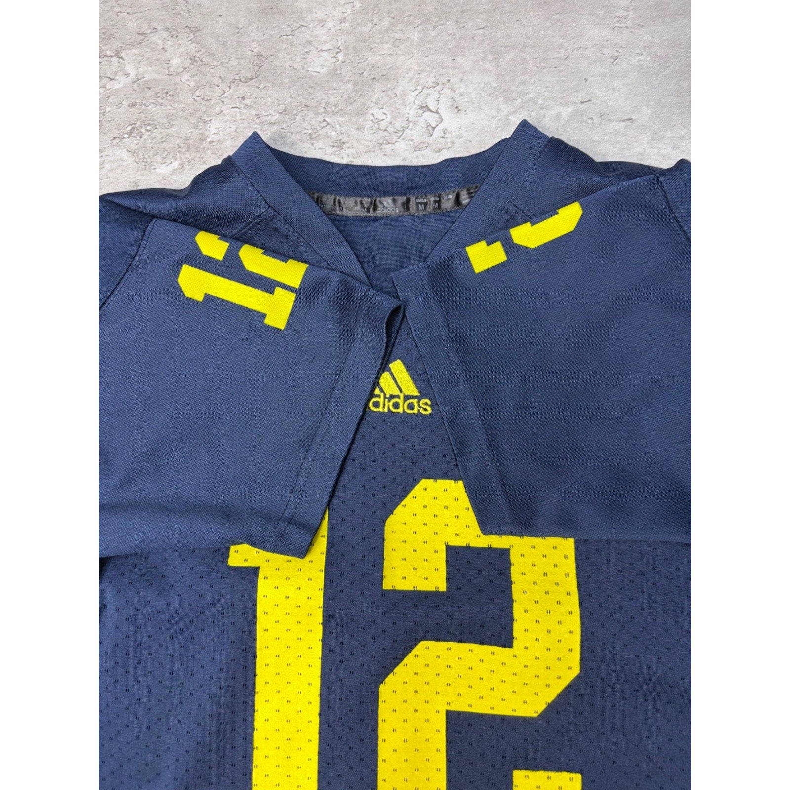 Vintage Michigan Wolverines #12 NCAA Adidas Football Jersey Size Medium YOUTH
