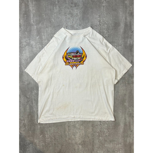 Southern All Star Racing Series Race Graphic T-Shirt Size 2XL White