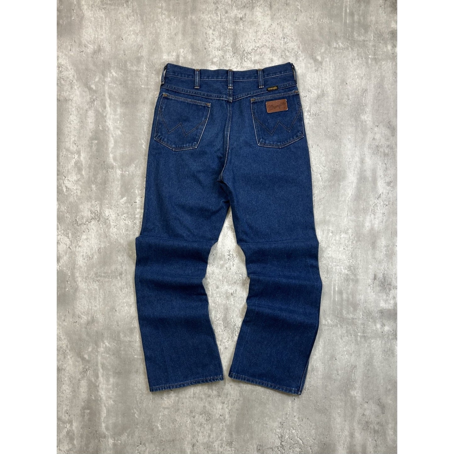 Vintage 80s Wrangler Western Dark Wash Denim Pants Size 30