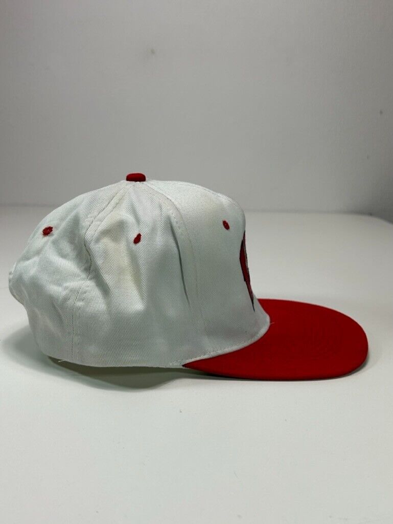 Vintage 90s Wisconsin Badgers NCAA Football Rose Bowl Logo Snapback Hat OSFA