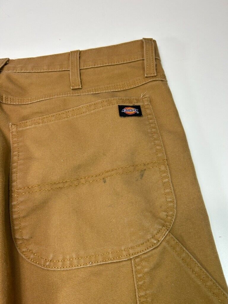 Dickies Flex Canvas Workwear Carpenter Pants Size 37 Beige