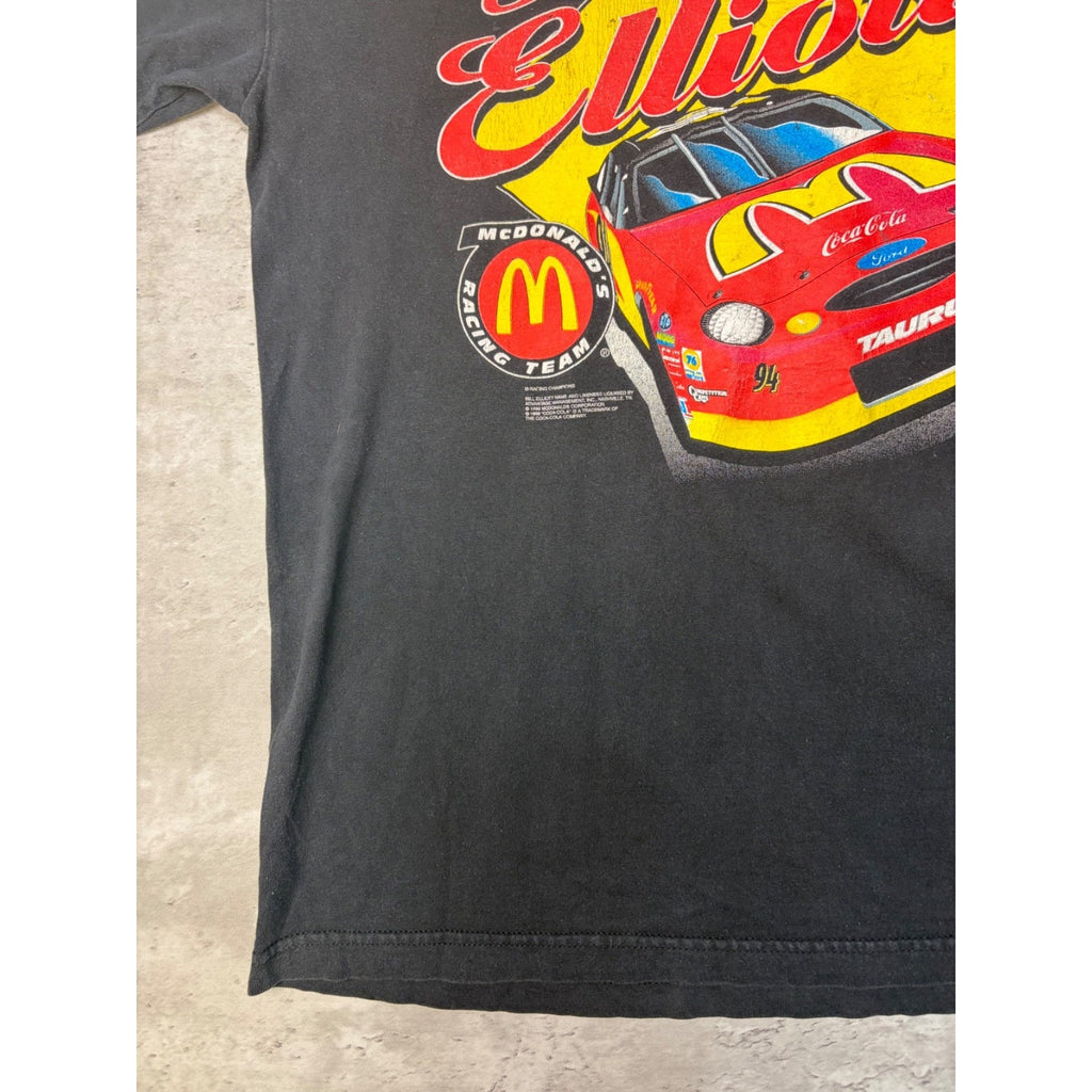 Vintage 1999 Bill Elliott #94 Nascar Racing Graphic Long Sleeve T-Shirt Sz Large