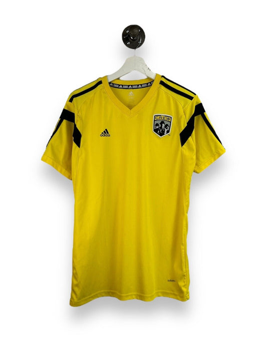 Columbus Crew MLS Adidas Nylon Soccer Jersey Size XL Yellow