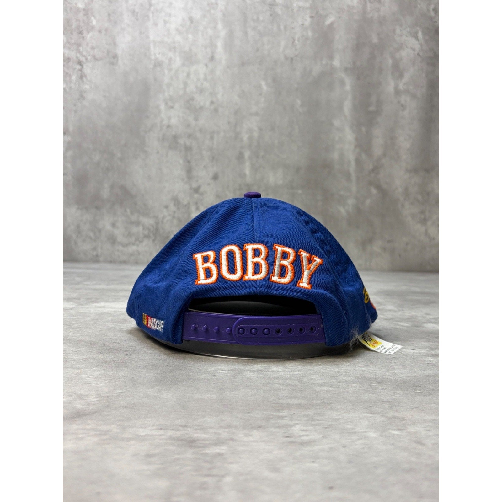 Vintage 90s Bobby Labonte Maxwell House Nascar Racing Snapback Hat YOUTH OSFA