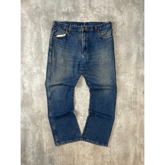 Vintage Dickies Dark Wash Denim Workwear Pants Size 38 Blue