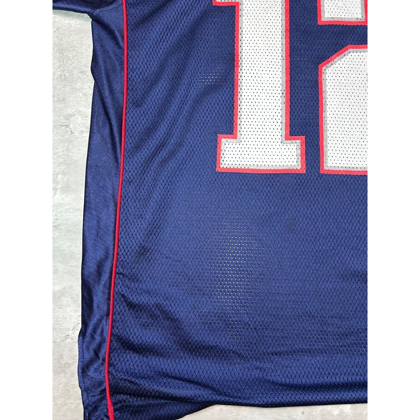 Vintage Tom Brady #12 New England Patriots NFL Reebok Football Jersey Size Large