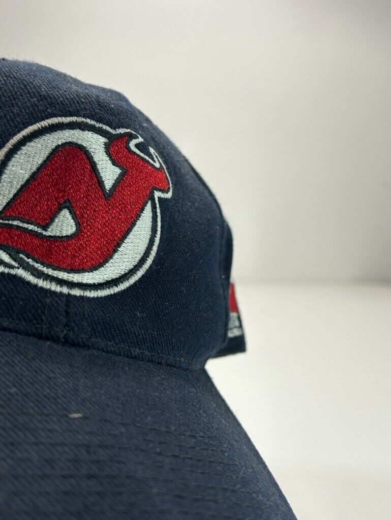 VTG 90s New jersey Devils NHL Sports Specialties Plain Logo Snapback Hat OSFA