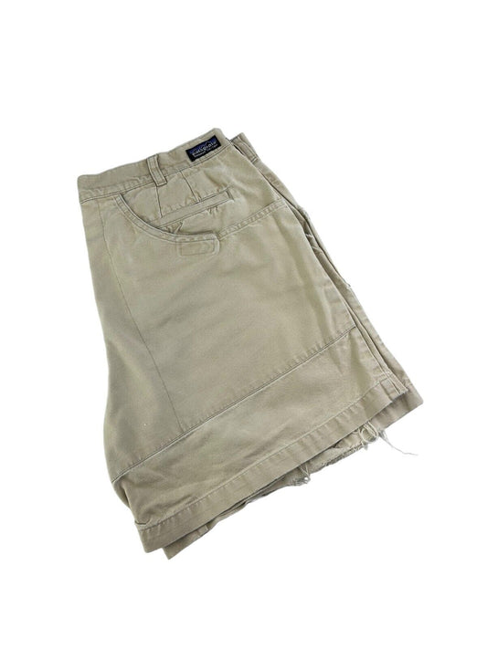 Vintage Patagonia Embroidered Patch Canvas Khaki Shorts Size 37