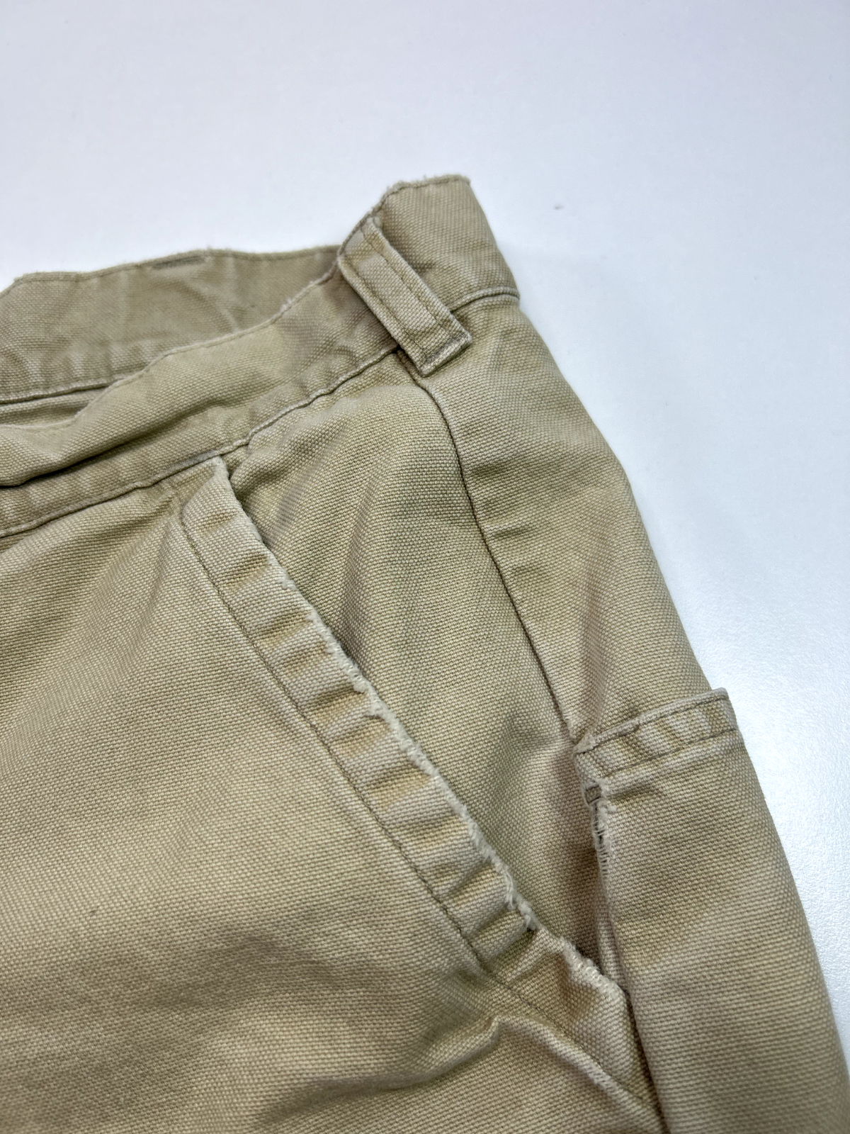 Vintage Patagonia Embroidered Patch Canvas Khaki Shorts Size 37
