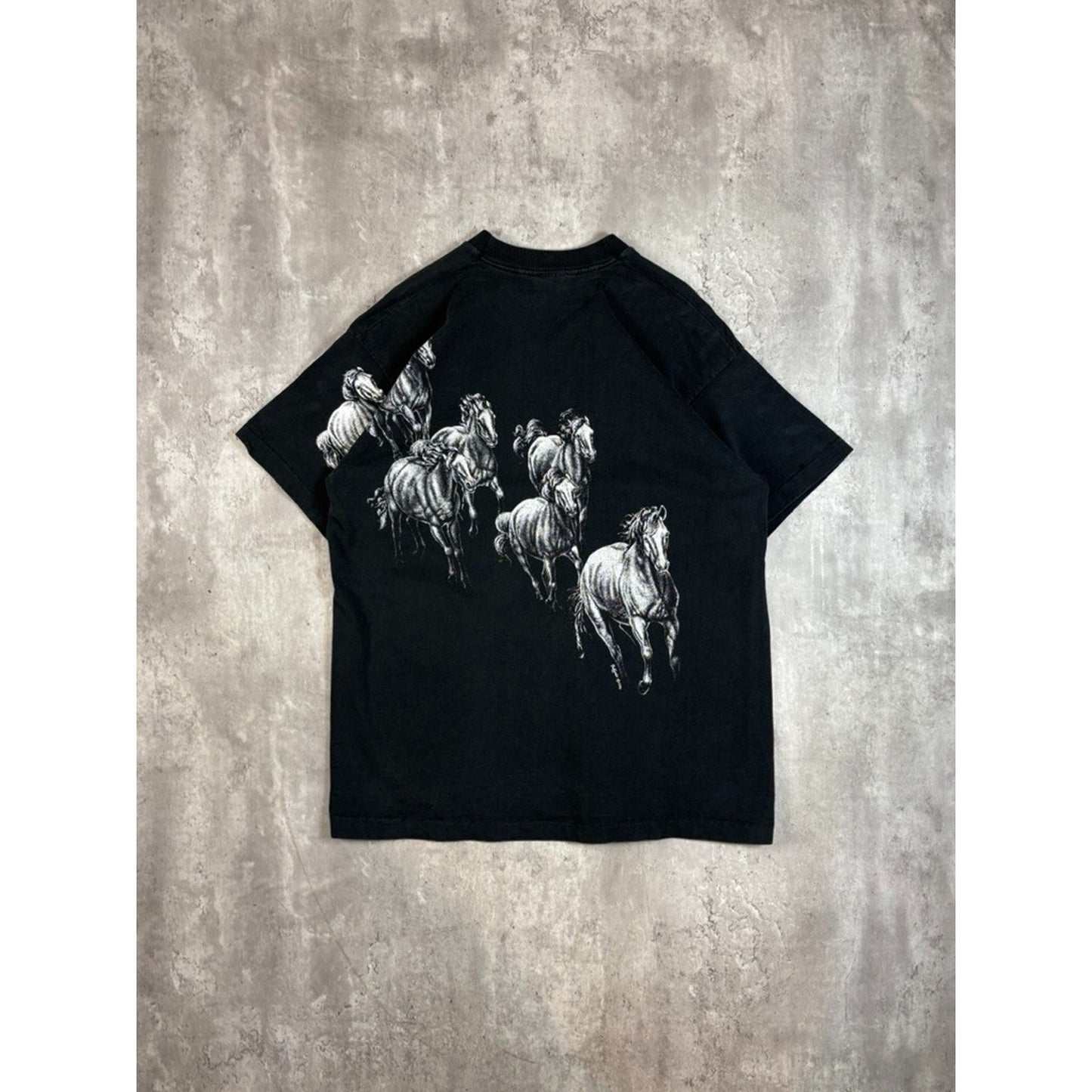 Vintage 1991 Frankenmuth Michigan Horse Equestrian Graphic T-Shirt Size XL