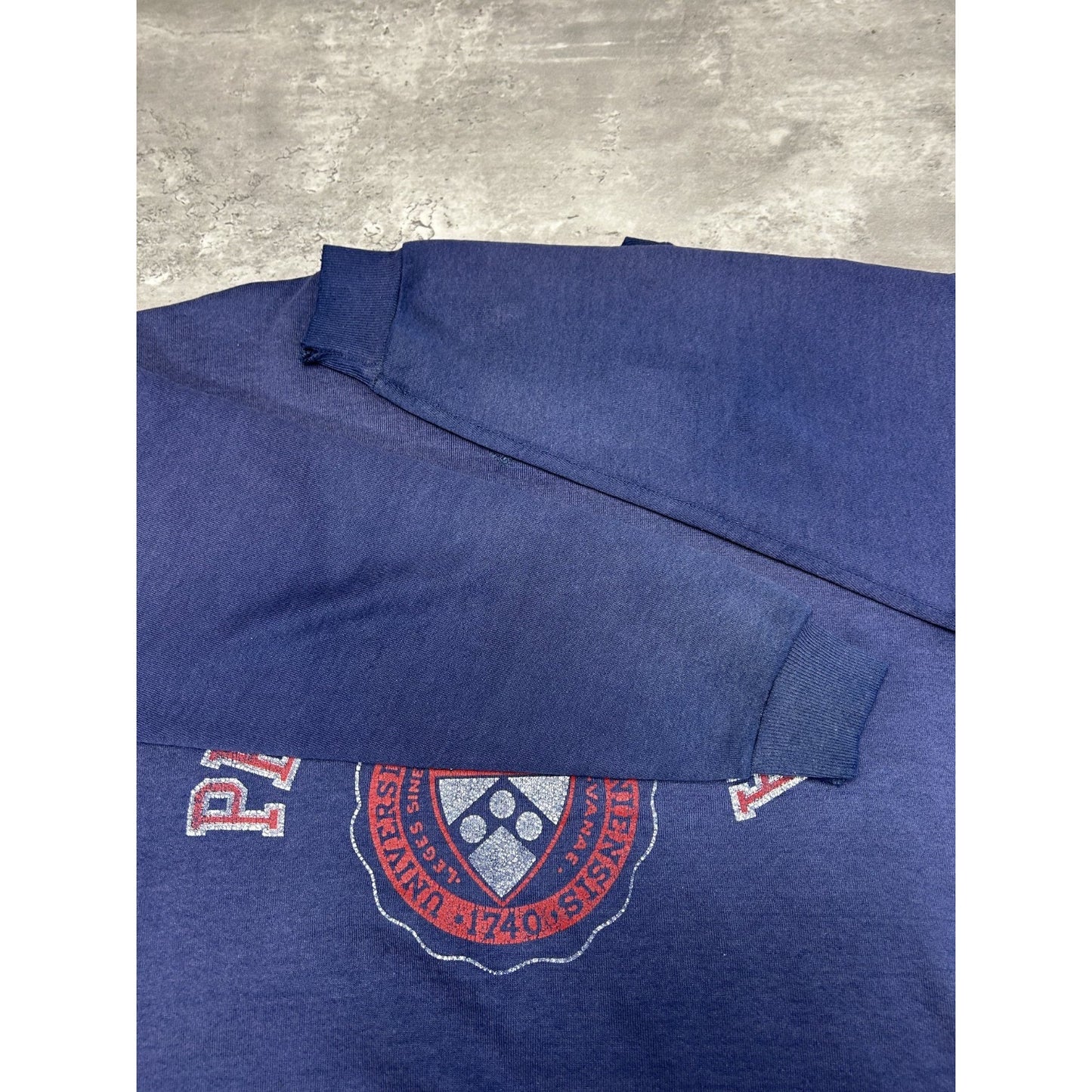Vintage 90s Pennsylvania University NCAA Collegiate Crest Sweatshirt Size Large