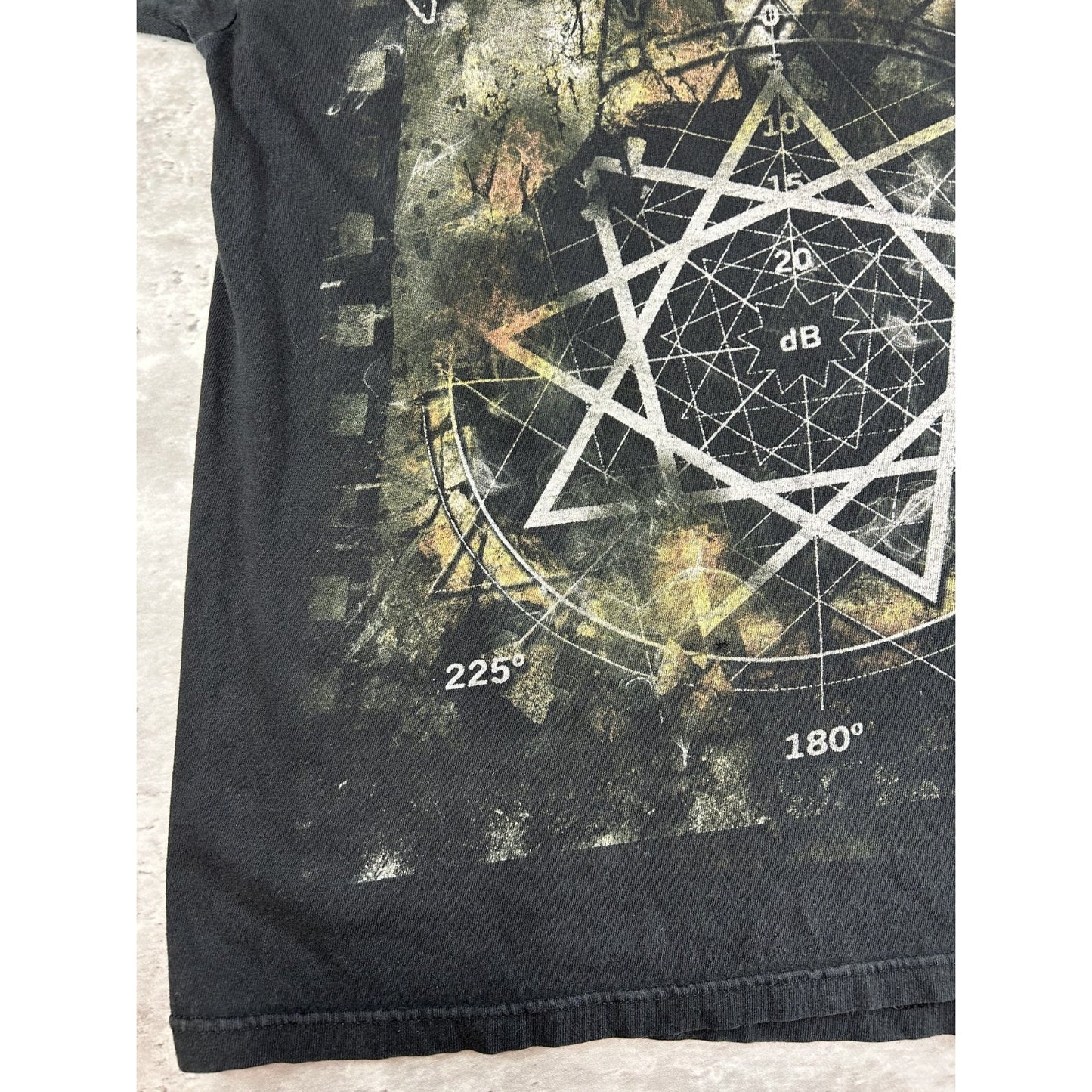 Vintage Slipknot Heavy Metal Music Band T-Shirt Size Medium Black