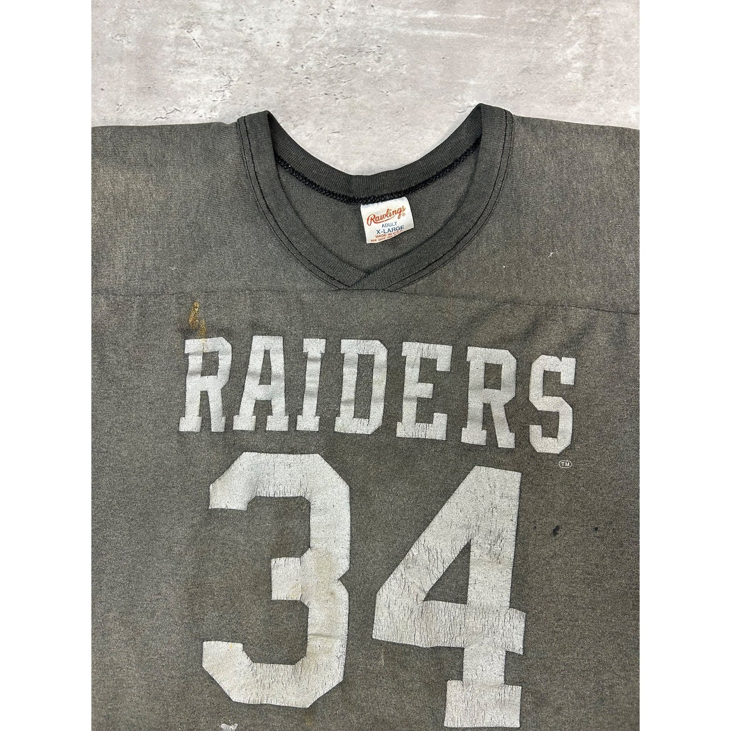 Vintage 90s Bo Jackson #34 Los Angeles Raiders NFL Football Jersey Size XL